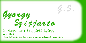 gyorgy szijjarto business card
